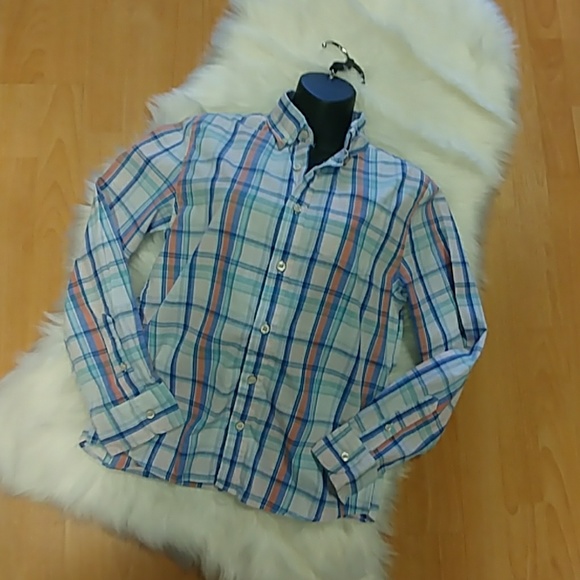 Crown & Ivy. Plaid Button Down L/S Shirt - Picture 6 of 8